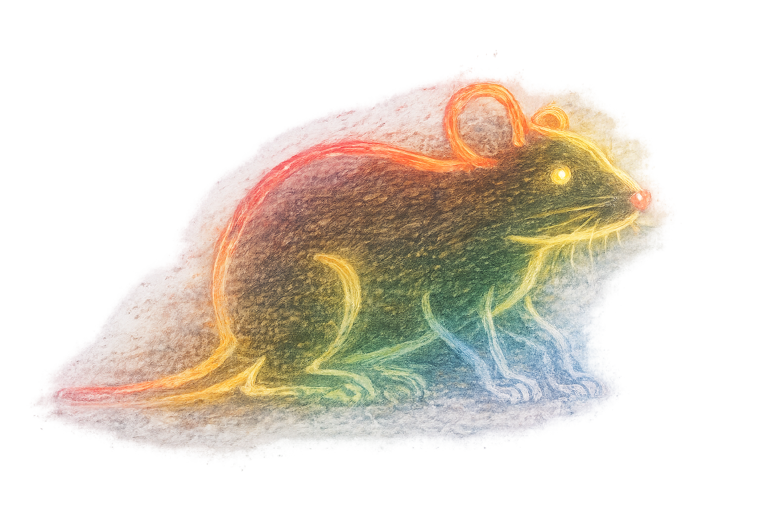 Erased rainbow rat